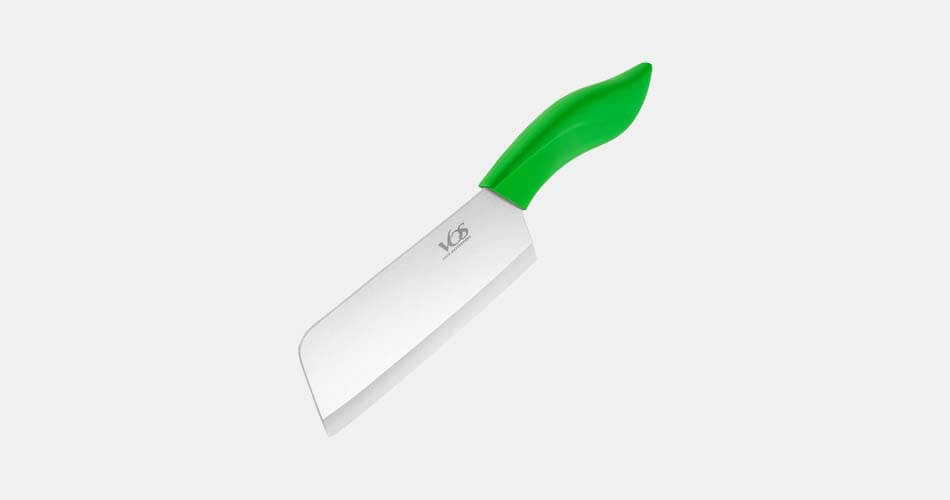 ceramic kitchen knives, Vos Ceramic Cleaver Knife