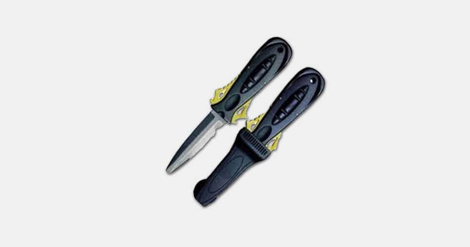 best folding dive knife, Aqua Lung Squeeze Lock Dive Knife