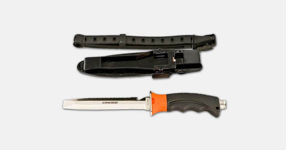 best dive knife under $50, Cressi Borg Knife for Diving