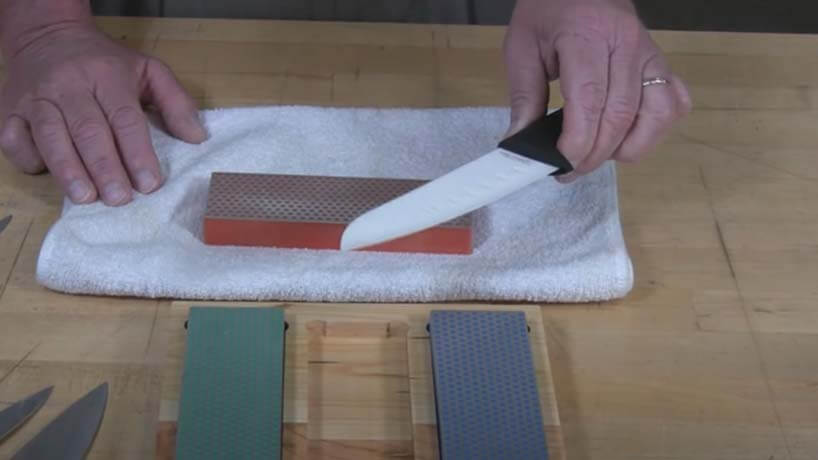 how to sharpen ceramic knives at home, how to sharpen ceramic blade knives