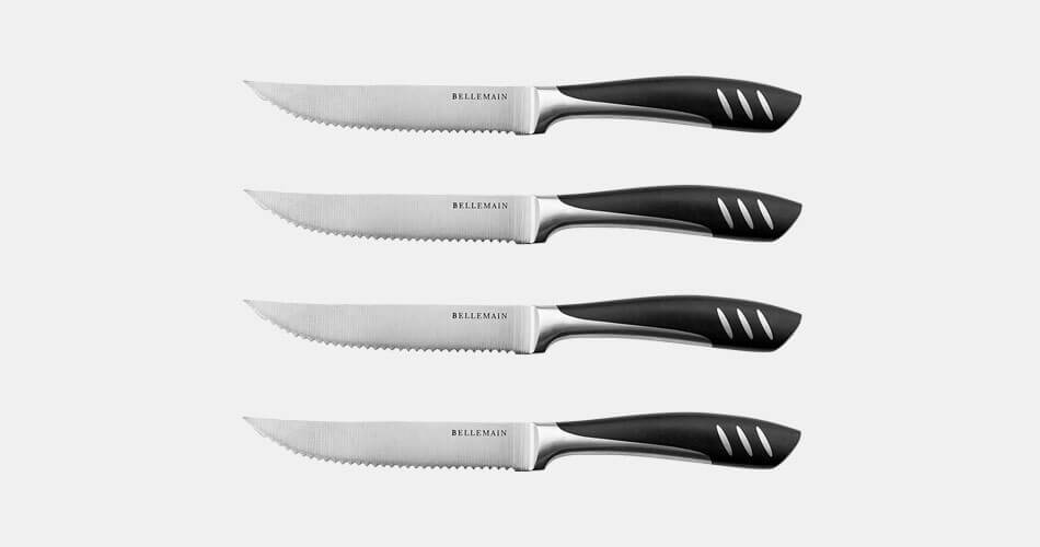 bellemain steak knives, best serrated steak knives