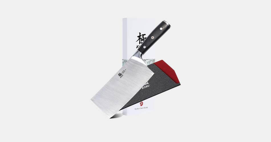 KYOKU Samurai Cleaver Knife, cleaver chopper knife