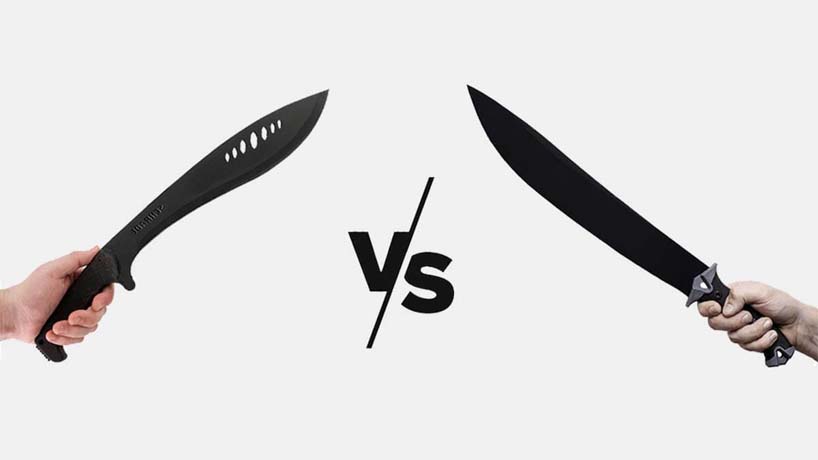 Kukri vs Machete knives